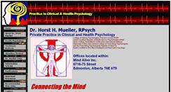 Desktop Screenshot of drmueller-healthpsychology.com
